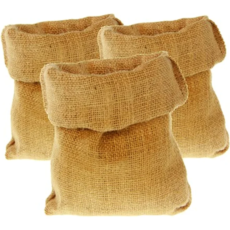 GARDENIX® Jutesack Universal 3 Stück (55 cm x 85 cm | 250g/m²), Naturfaser, 100% Jute, strapazierfähig – Bild 1