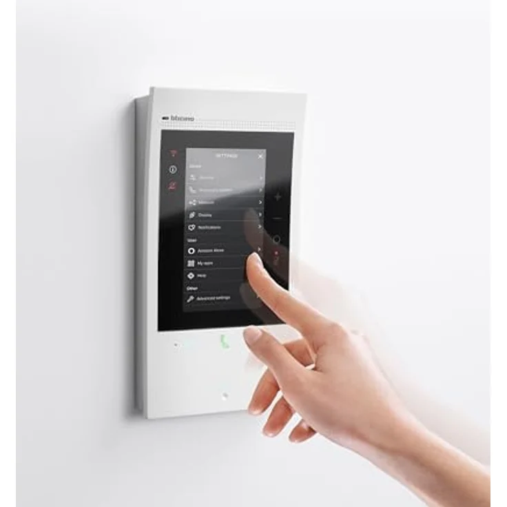 Bticino Flex‘ONE-Set Classe 300EOS with Netatmo + Sfera Code, Smarte Wi-Fi-Video-Innenstelle mit Alexa, 5"-Touchscreen, App Home+Security, 2-Draht-Technik, 363920 – Bild 4