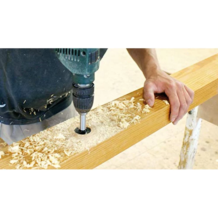 Heller Forstnerbohrer 25 mm, Holzbohrer mit präzisionsgeschliffener Zentrierspitze, Gesamtlänge 90 mm, Zylinderschaft – Bild 5
