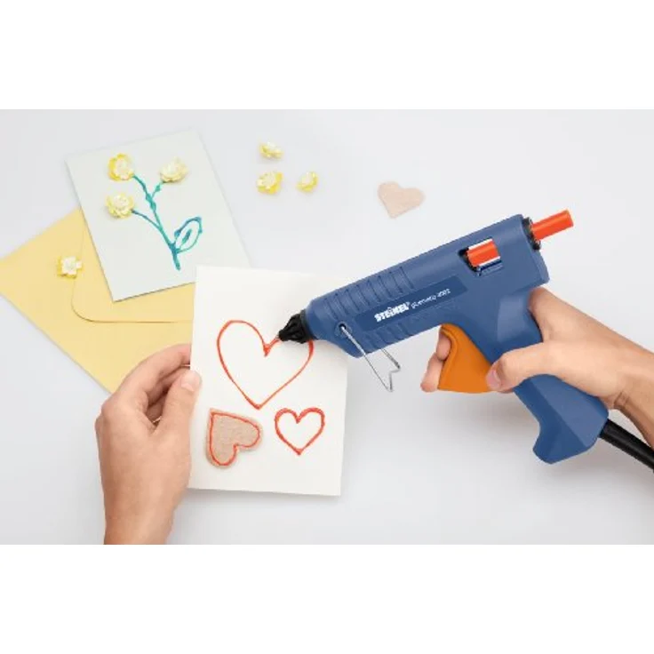 Steinel Heißklebe-Pistole Gluematic 3002, Förderleistung 16 g-min, Inkl. 3 Klebesticks 11 mm, zum Basteln und Reparieren – Bild 6