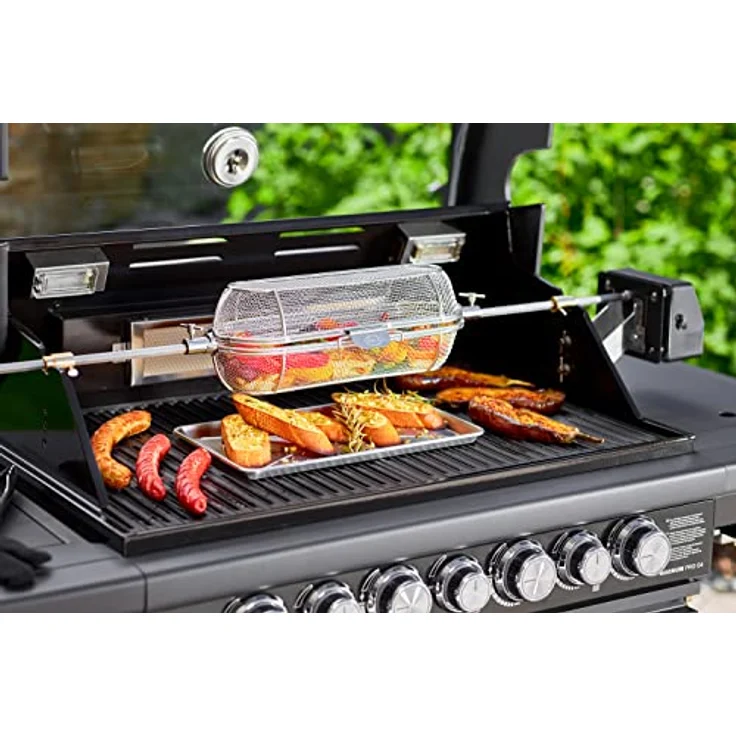 RÖSLE Barbecue Universalschale, Hochwertige Edelstahlschale zum Marinieren, Servieren oder als Tropfschale für Gas- und Kohlegrills, Edelstahl 18/10, spülmaschinengeeignet – Bild 2