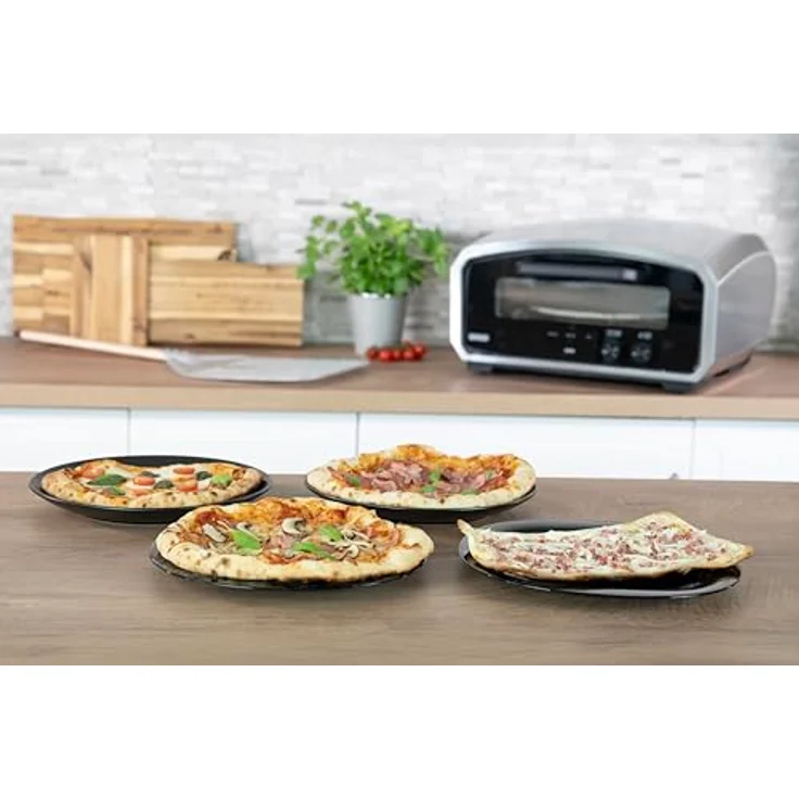 Unold Pizzaofen Enzo 68916, Elektro-Pizzaofen aus Edelstahl mit 2100 Watt Leistung und digitalem Timer – Bild 5