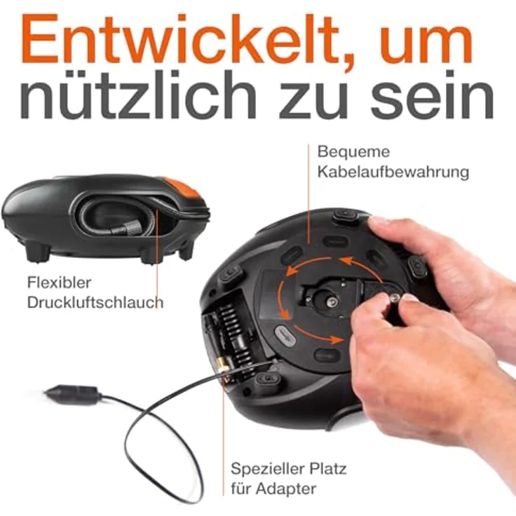 Osram OTI400, Digitaler Reifenfüller mit Hintergrundbeleuchtung und 5.5 bar Druck, inkl. Adapterkit – Bild 7