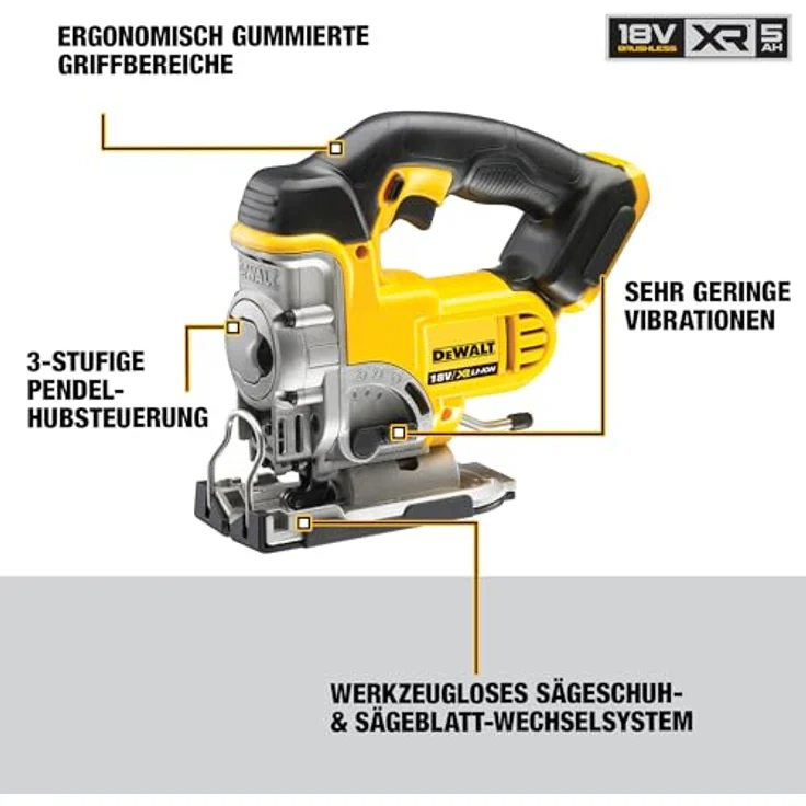DeWalt DCS331N Stichsäge (ohne Akku) – Bild 2