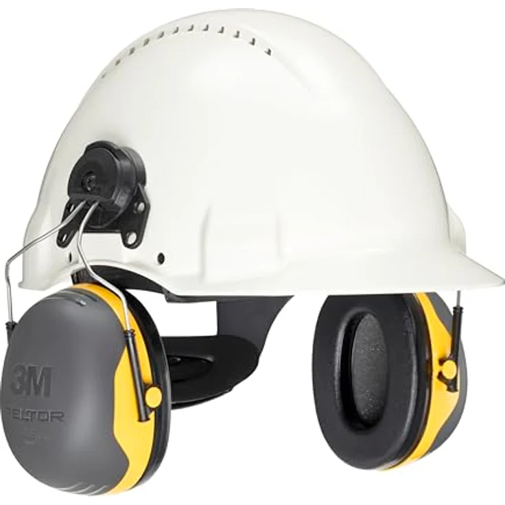 3M Kapselgehörschutz X2P3E, Helmbefestigung, SNR = 30 dB, schwarz-gelb – Bild 3