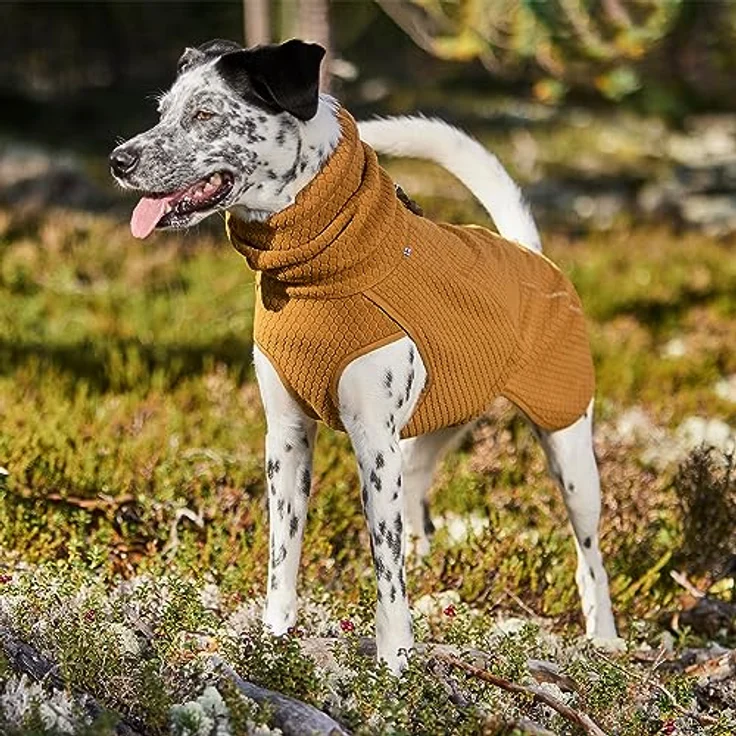 Hurtta Wintermantel Warming Midlayer, 55, Senf (M), Hundebekleidung – Bild 7