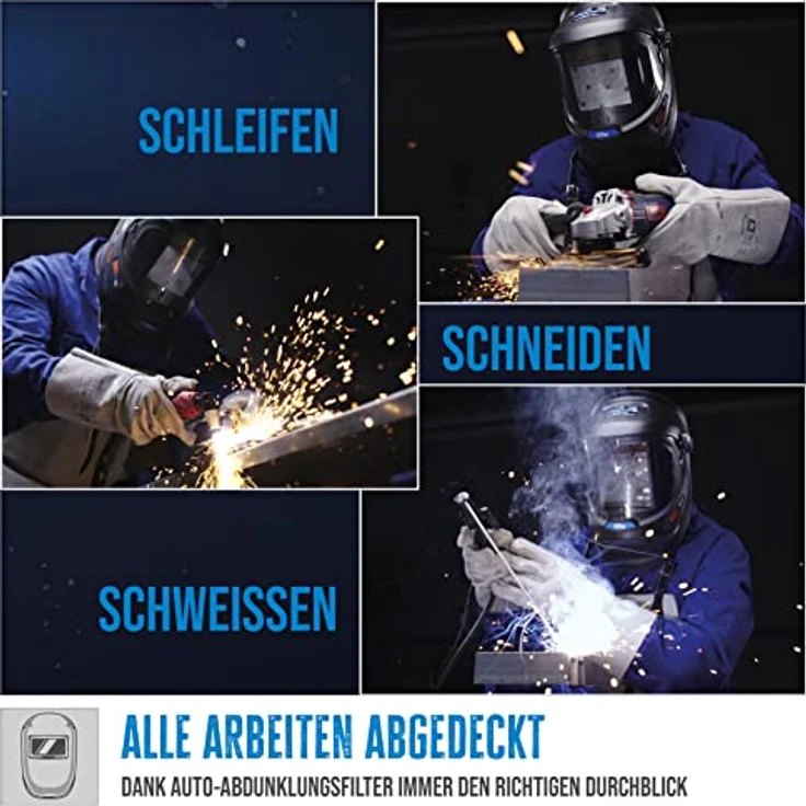 GÜDE Schweißhelm Schweißschild Schweißmaske automatisch GSH 180-TC-2 Modell2021 – Bild 2