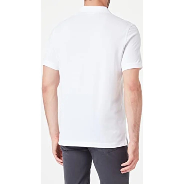 Gant Poloshirt REG SHIELD SS PIQUE POLO mit Logo und Flachstrickkragen 100% Baumwolle Pique, vielseitiges Poloshirt in klassischem Design, Weiß – Bild 3