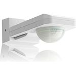 SEBSON® Bewegungsmelder Aussen IP65-2er Set - Aufputz Wand Decken Montage, programmierbar, 20m / 360°, LED geeignet, Infrarot Sensor mit 3 Sensoren, 3-Draht