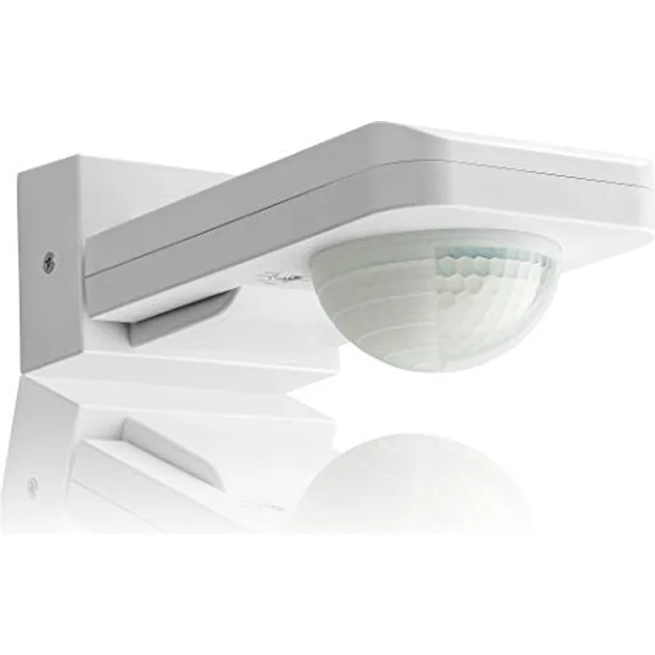 SEBSON® Bewegungsmelder Aussen IP65, Aufputz Wand Decken Montage, programmierbar, 20m / 360°, LED geeignet, Infrarot Sensor mit 3 Sensoren, 3-Draht