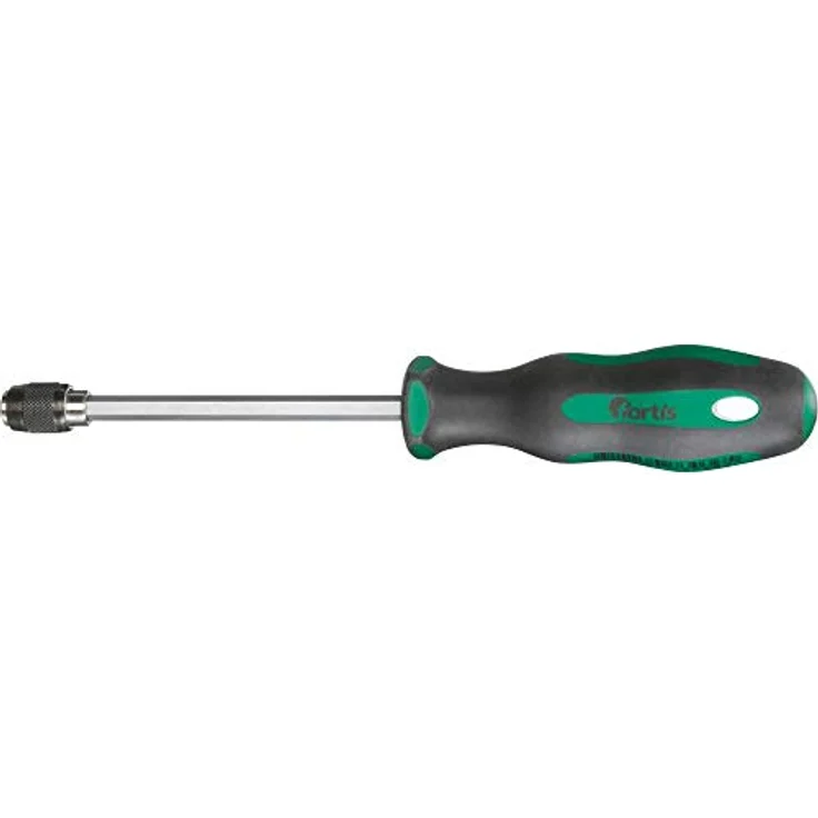 fortis Bit-Schraubendreher, Handhalter 1/4" mit Schnellwechselfutter und Chrom-Vanadium-Stahl – Bild 2