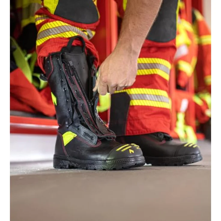 HAIX Feuerwehrstiefel "Fire Flash 2.0" 503007, wasserdicht und atmungsaktiv mit GORE-TEX®, Gr. 43, EN 15090:2012 zertifiziert – Bild 2