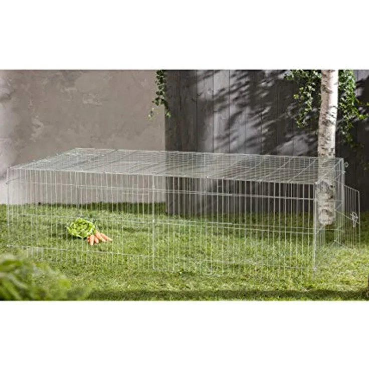 Dehner Kleintier Freilaufgehege Björn, ca. 144 x 116 x 58 cm, Metall