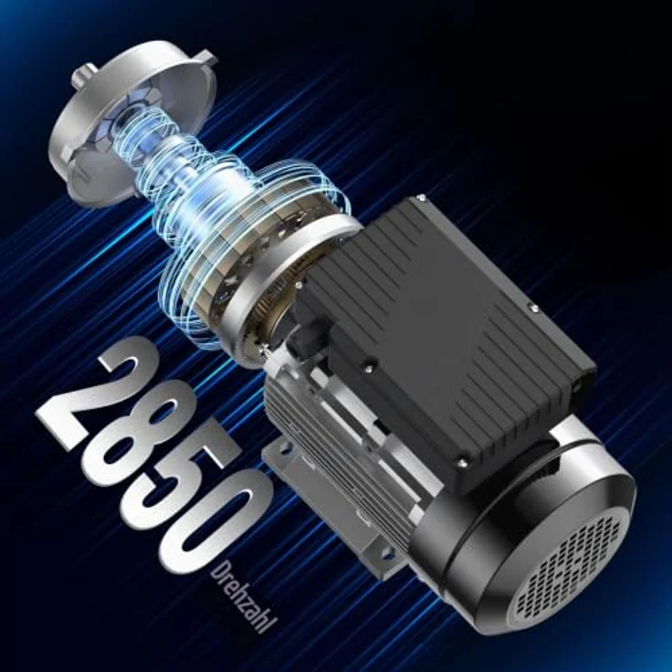 VEVOR 0,75 kW Elektromotor, einphasig, 2850 U/min, AC 220-240 V, 5,15 A, B34-Rahmen, 19 mm Keilwelle, Rechts-/Linkslauf, ideal für landwirtschaftliche Maschinen und Geräte – Bild 8