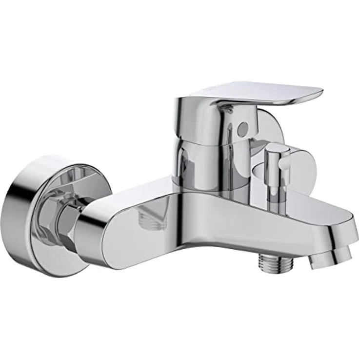 Ideal Standard Ceraflex Aufputz Badearmatur, Chrom, mit Eco-Einstellung und Heißwassertemperaturbegrenzer – Bild 1