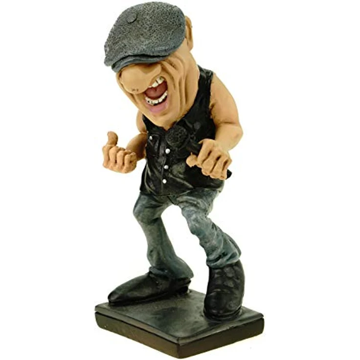 Funny Live Rockstar Brian by Warren Stratford lustige Figur Skulptur Karikatur – Bild 4