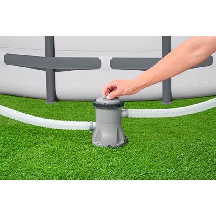 Bestway Pool-Filterpumpe FLOWCLEAR 1.249 l/h mit Ersatzfilter I, praktisches Pool-Zubehör – Bild 10