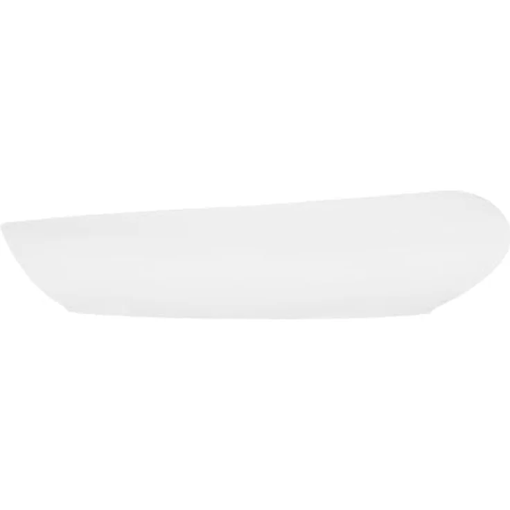 ECD Germany Waschbecken 585x375x145 mm aus Keramik Oval Weiß – Bild 4