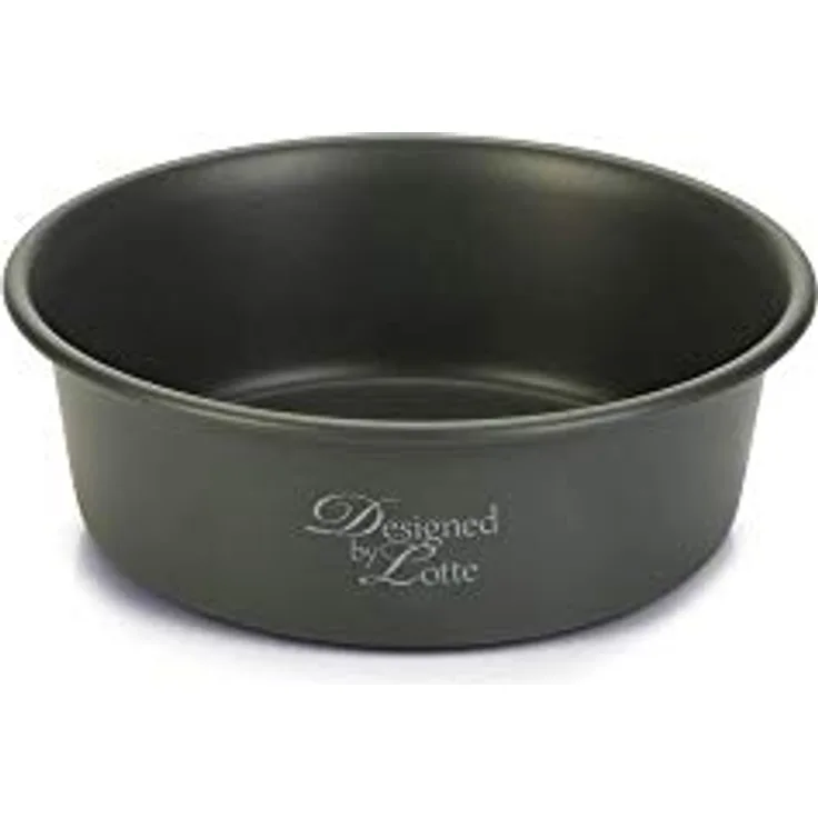 Beeztees K&Bz Teller aus Stahl für Hunde, Durchmesser 20 cm, 1900 ml, Dunkelgrau, 2000 g