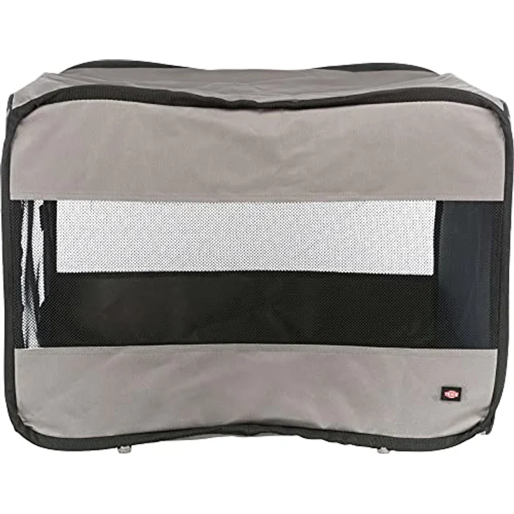 TRIXIE 39692 Mobile Kennel Twister, S: 45 × 45 × 64 cm, dunkelblau/grau - Hochwertiger mobiler Hundekäfig – Bild 4