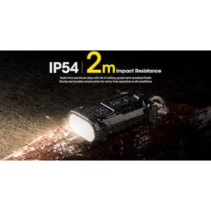 Nitecore TINI 3, Taschenlampe mit 600 Lumen, schwarz – Bild 6