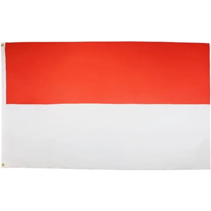 AZ FLAG Indonesische Flagge, 250x150 cm, 100% Polyester mit Messing-Ösen, verstärkte Ecken, für Innen & Außen