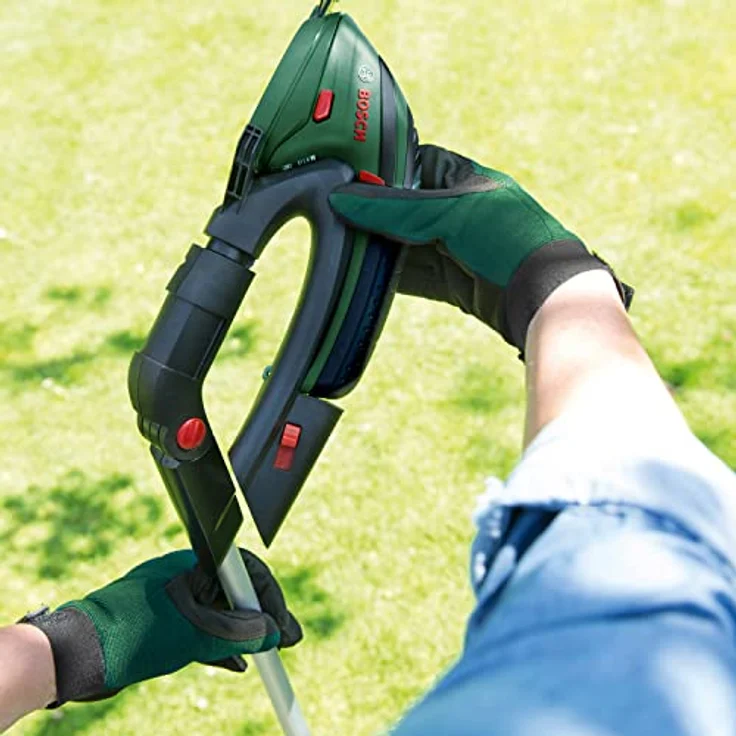 Bosch Home and Garden Isio Akku Grasschere, Strauchschere inkl. Akku, inkl. Ladegerät, mit Verlängerung, inkl. Grasscherenvorsatz – Bild 3