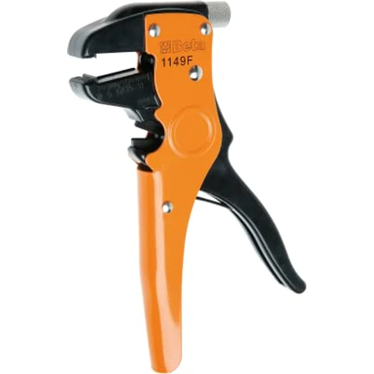 Beta-Werkzeuge 1149  F VORNE Abisolieren Zangen  -  Schwarz-Orange – Bild 2