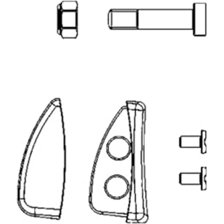 BESSEY Reparatur-Set D123S für Sicherheitsbandeisenschere, 0,025 kg, Herstellernummer R042 – Bild 1