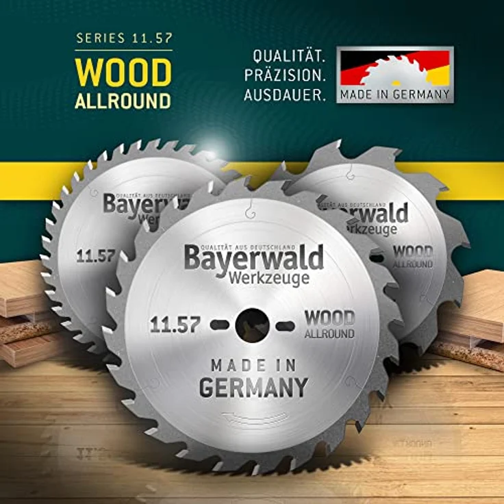 Bayerwald - HM Kreissägeblatt - Ø 165 x 1.8 x 20 | Z=36 WZ | Serie 11.57 - geringe Schnittbreite, ideal für Akku-Kreissägen – Bild 2