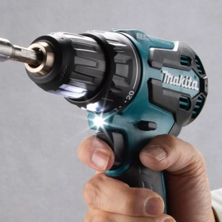 Makita DHP490RFX3, Akku-Schlagbohrschrauber mit bürstenlosem Motor, 20 Drehmomentstufen, Holzbohrleistung bis 38 mm, Stahlbohrleistung bis 13 mm, nur 1,4 kg – Bild 11