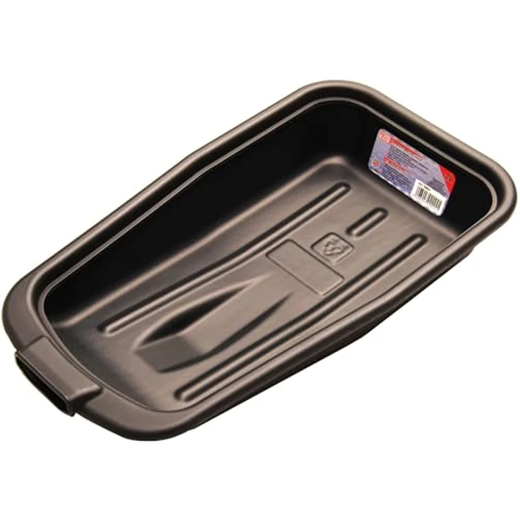 BGS 9994, Öl-Auffangwanne für Motorräder, 2 l, HDPE, 380 x 212 x 73 mm, niedrige Bauhöhe für Ölwechsel – Bild 4