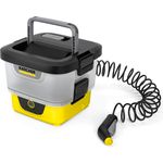 Kärcher Mobile Outdoor Cleaner OC 4, Hochdruckreiniger mit integriertem Lithium-Ionen-Akku und 8 Liter Wassertank