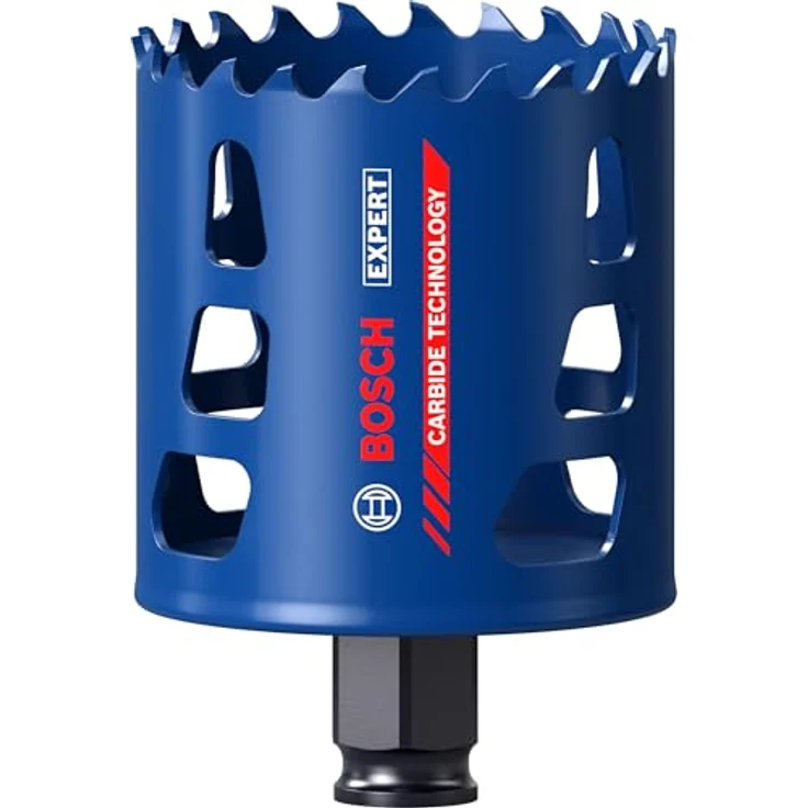 Bosch EXPERT Multi Material Power Change Plus-Lochsäge, Ø 64 mm für Holz mit Metall und Ziegelstein, überragende Lebensdauer und Schnelligkeit – Bild 1