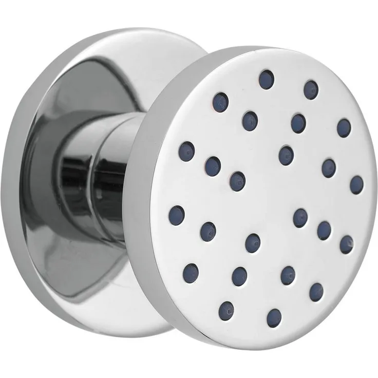 TRIZERATOP Handbrause Duschdüse, rund Regen Chrom, Messing, 24 Duschpunkte, Anti-calc, Unterputzmontage - Preisvergleich