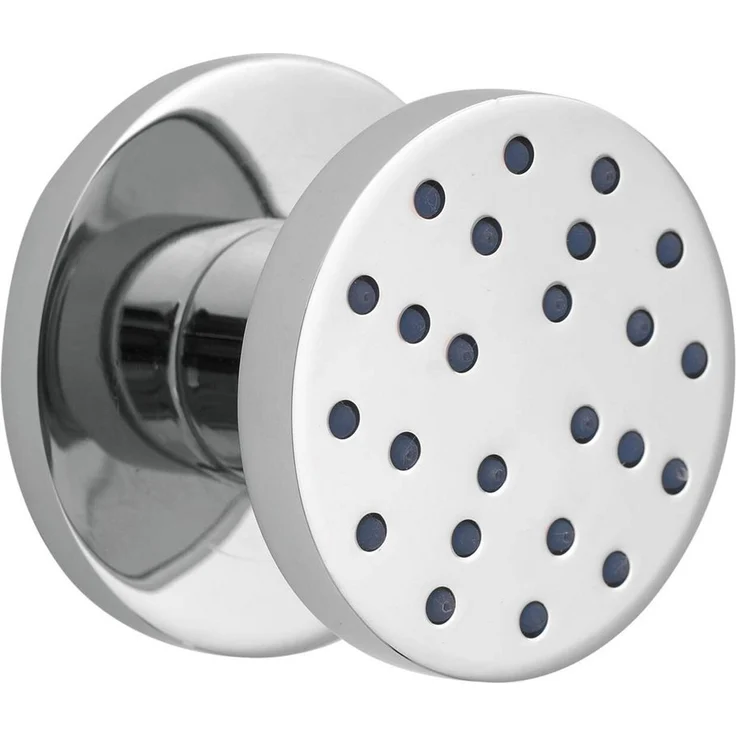 TRIZERATOP Handbrause Duschdüse, rund Regen Chrom, Messing, 24 Duschpunkte, Anti-calc, Unterputzmontage - Preisvergleich