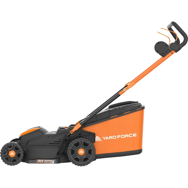YARD FORCE Akku-Rasenmäher LM C40B-EU, 40 cm Schnittbreite, siebenfache Schnitthöhenverstellung, ideal für Rasenflächen bis 500 m²