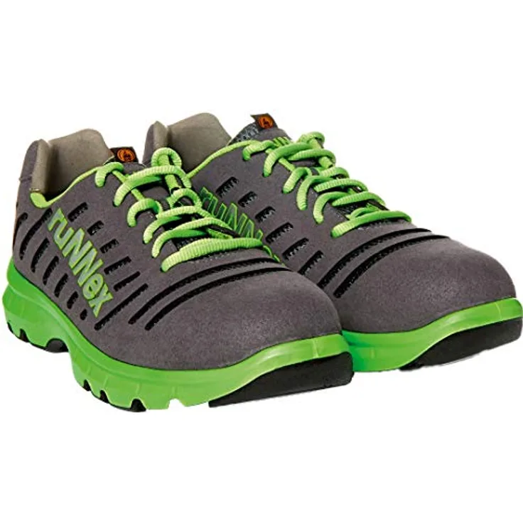 BIG Arbeitsschutz RUNNEX® S1P-ESD-Sicherheitshalbschuhe FlexStar, atmungsaktiv und rutschfest, Größe 35-52