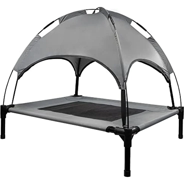 Nobby Hunde - Gartenliege Chill Cool - gemütlicher Liegeplatz mit Regen und Sonnenschutzdach – Bild 1