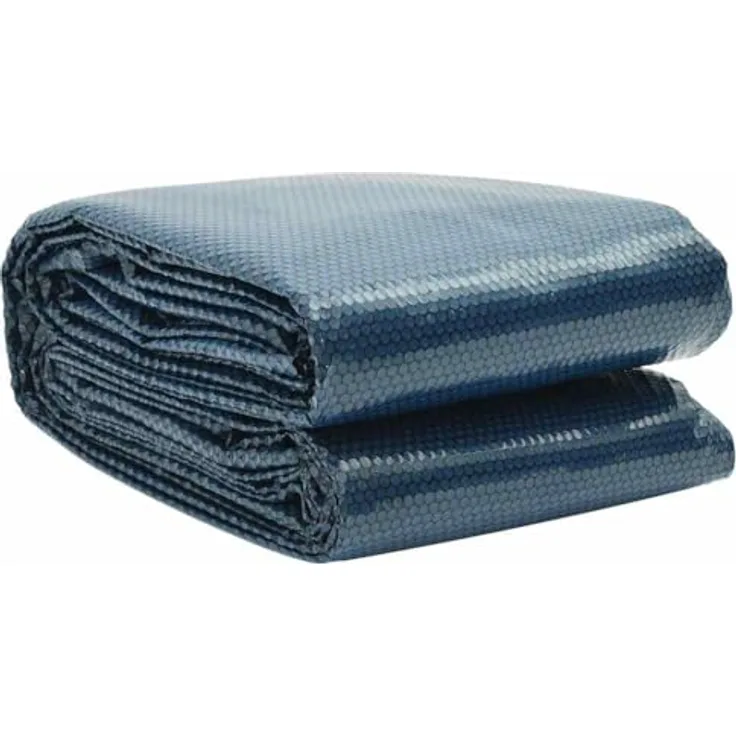 vidaXL Treibende Pool-Solarplane PE 600x300 cm Schwarz und Blau