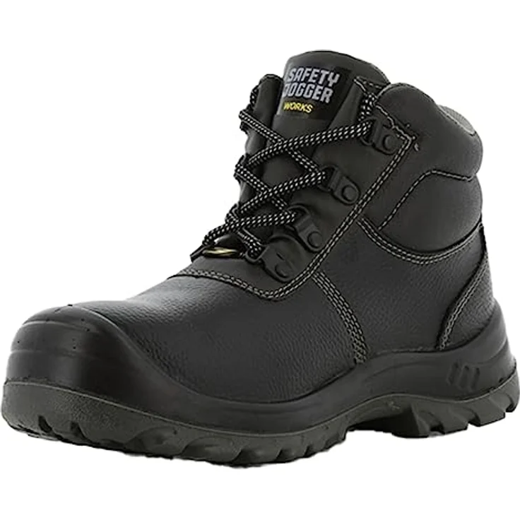 Safety Jogger BESTBOY S3, Sicherheitsschuh aus Leder mit rutschfester Laufsohle und Stahlkappe, mittelhoch – Bild 1