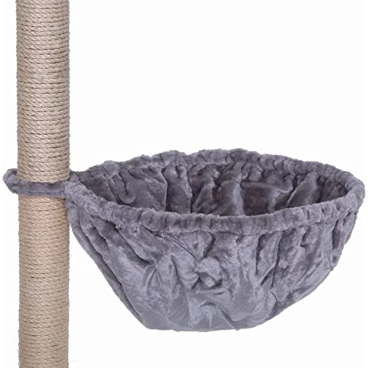 lionto Liegemulde für Kratzbäume 40 cm Durchmesser, 25 cm Tiefe hellgrau – Bild 1