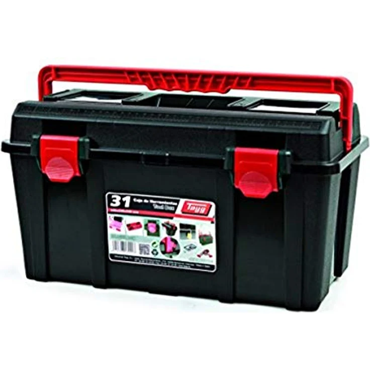 TAYG TOOLBOX Werkzeugkasten aus Kunststoff Nr.31 Sortimentkoffer Nr. 31 mit Einlage und Box 445 x 235 x 230 mm – Bild 2