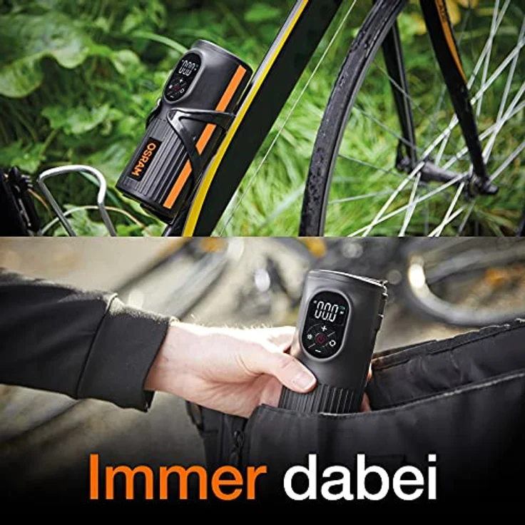 Osram Auto OTIR2000 Kompressor 8.3 bar Aufbewahrungs-Box--Tasche, Digitales Display, mit Arbeitslampe – Bild 5