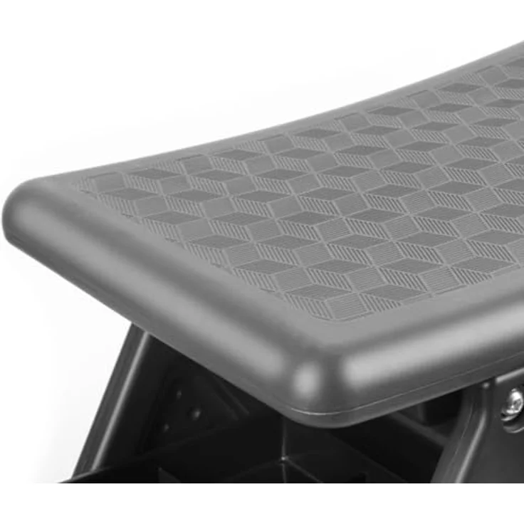 Stahlwerk WRS-185 Werkstatthocker, Rollhocker mit 185 kg Tragkraft und geräumiger Schublade, schwarz – Bild 6