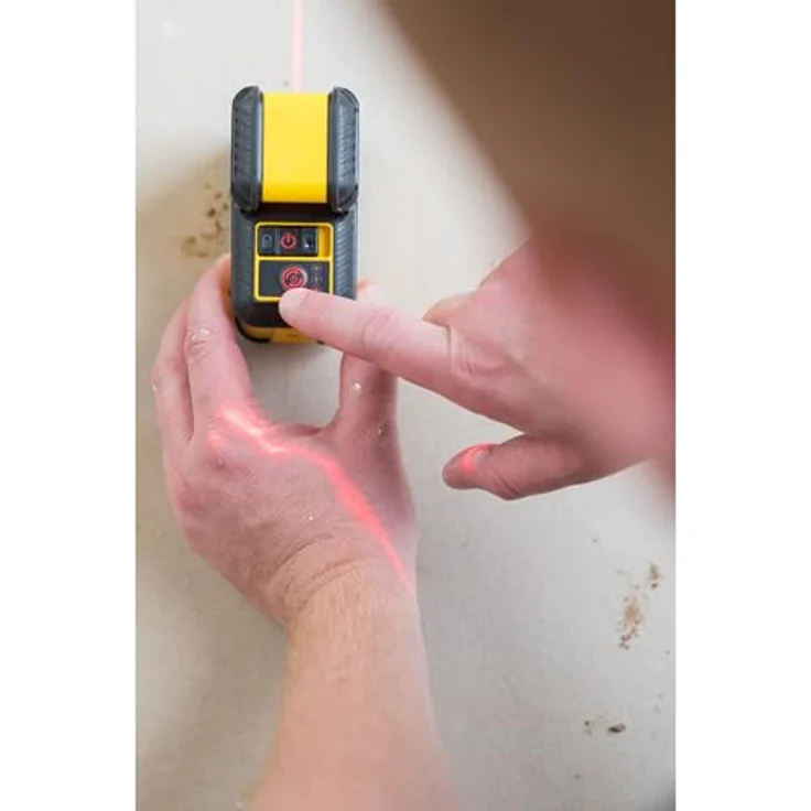 Stanley STHT77504-1 Kreuzlinienlaser SLL360° (mit roter Diode, 360° horizontale vertikalen Linie, selbstnivellierend, Laserklasse 2, inkl. Wandhalterung, 2x Batterien & Transporttasche, 1,5 V) – Bild 5