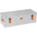 alubox Werkzeugkiste Riffelblech ABX-RL60 Aluminium 1,5mm Werkzeugkiste leicht und robust 60 Liter