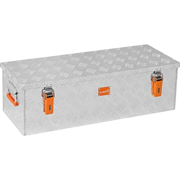 alubox Werkzeugkiste Riffelblech ABX-RL60 Aluminium 1,5mm Werkzeugkiste leicht und robust 60 Liter – Bild 1
