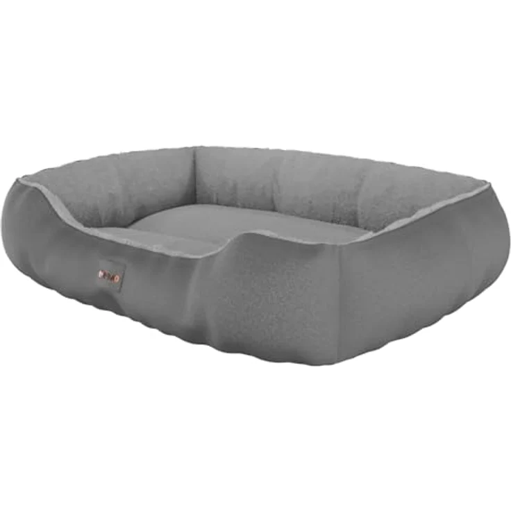 BENNO Hundebett SAMMY 65x50x16 cm, quadratisch, rutschfest, waschbar, Polyester, inklusive Kauknochen – Bild 8