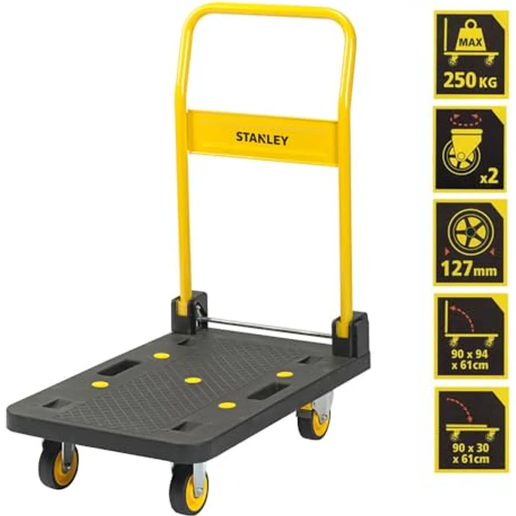 Stanley Plattformwagen PC509 250 kg – Bild 2